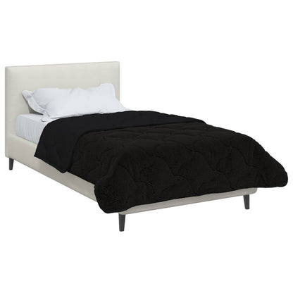 Piumone Completo Annuale Trapuntato Nero 135 x 200 cm