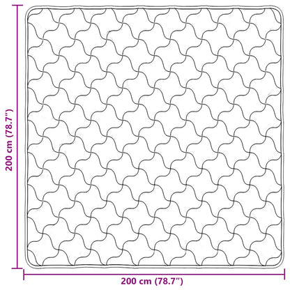 Piumone Completo Annuale Trapuntato Nero 200 x 200 cm