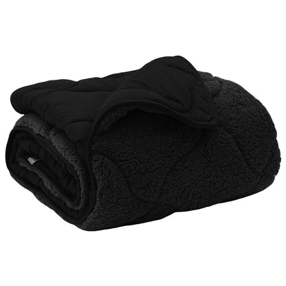 Piumone Completo Annuale Trapuntato Nero 200 x 240 cm