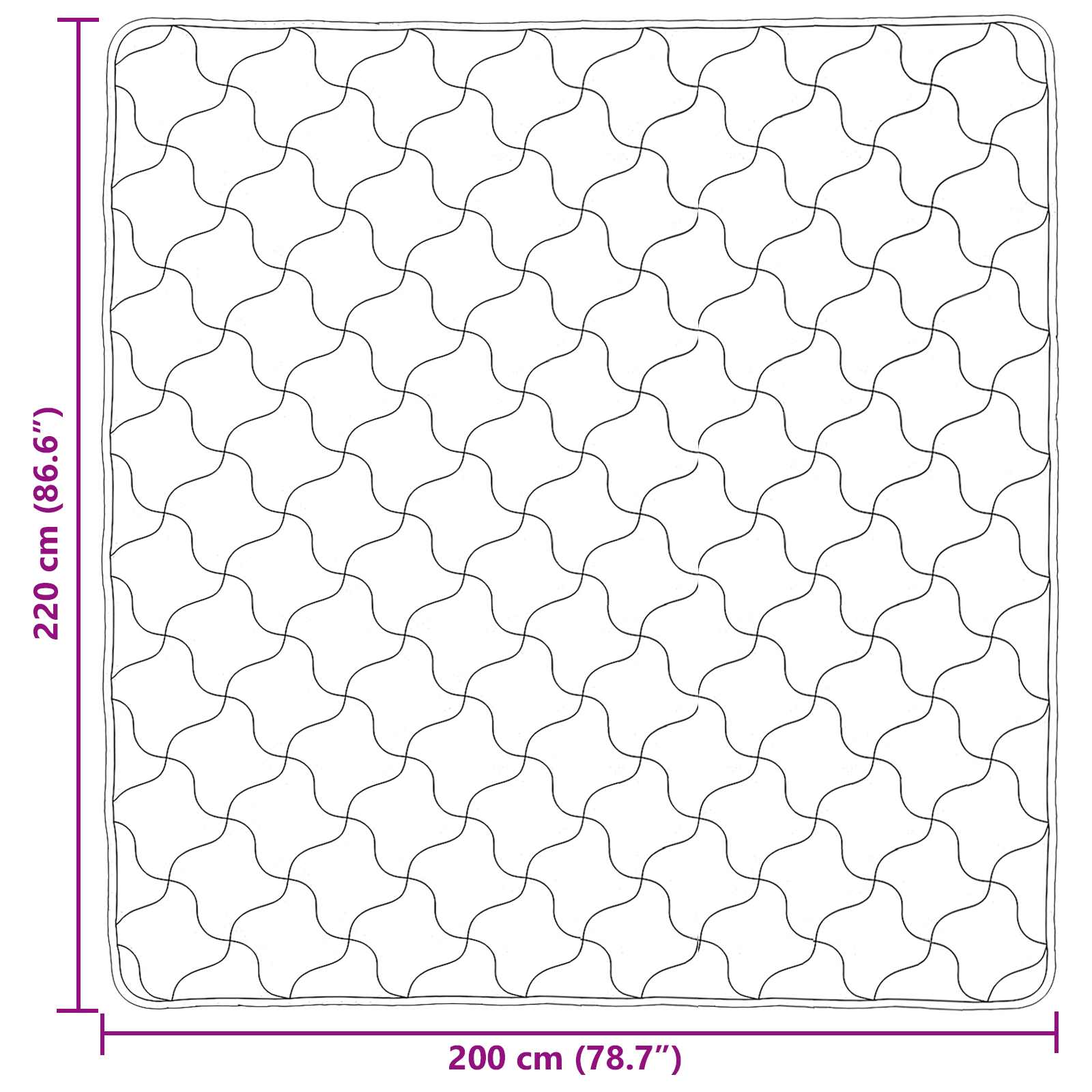 Piumone Completo Annuale Trapuntato Rosa 200 x 220 cm | homemem39