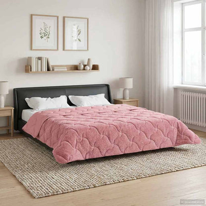 Piumone Completo Annuale Trapuntato Rosa 240 x 260 cm