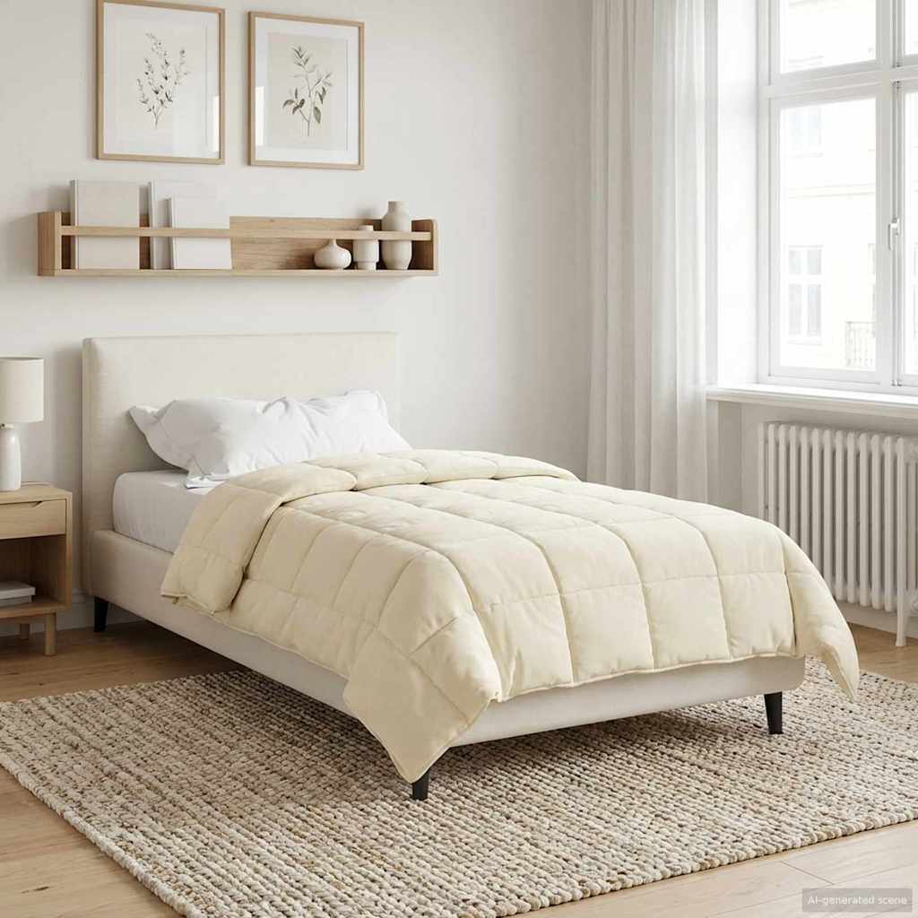 Piumone Completo Annuale Trapuntato Crema 135 x 200 cm