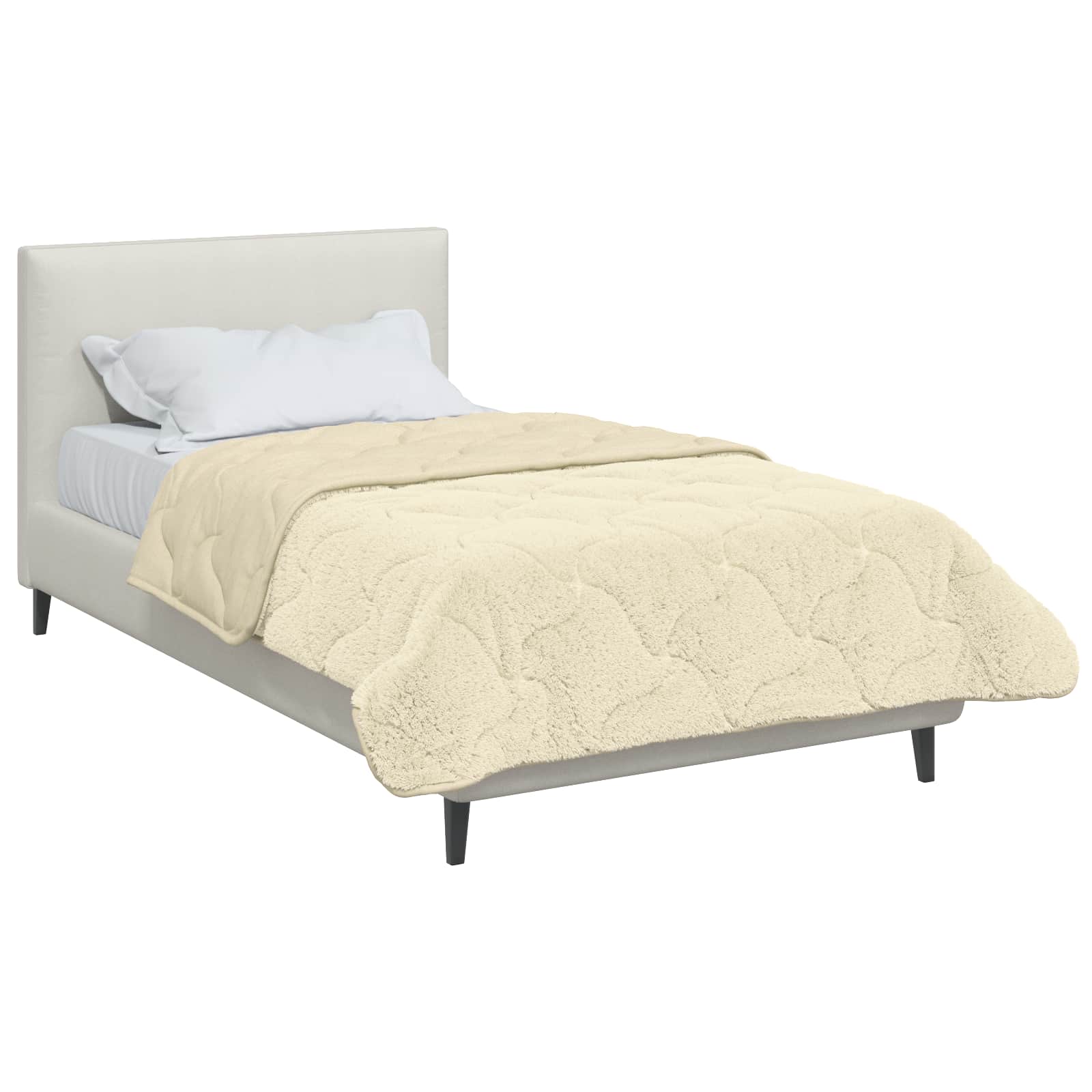 Piumone Completo Annuale Trapuntato Crema 135 x 200 cm | homemem39