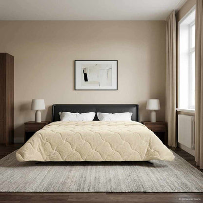 Piumone Completo Annuale Trapuntato Crema 200 x 200 cm