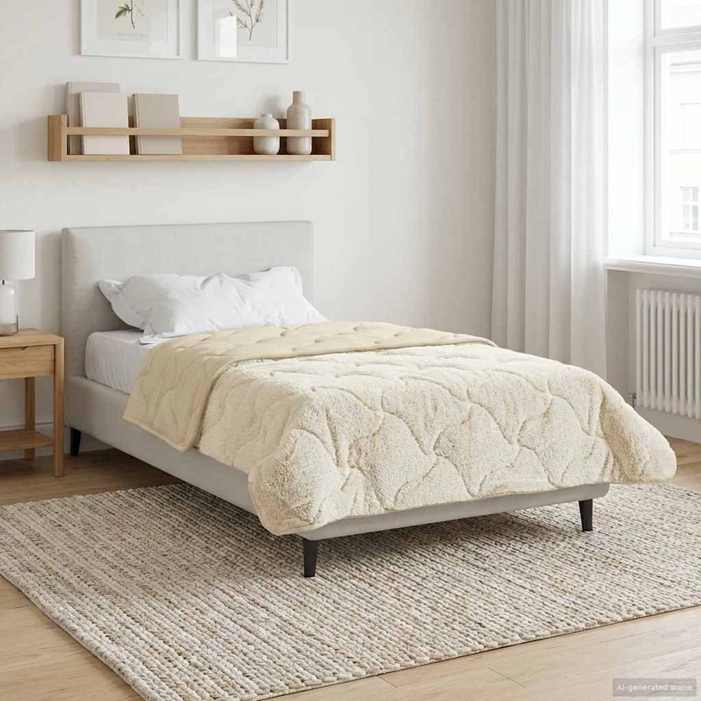 Piumone Completo Annuale Trapuntato Crema 135 x 220 cm | homemem39