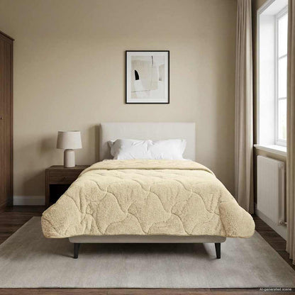 Piumone Completo Annuale Trapuntato Crema 135 x 220 cm