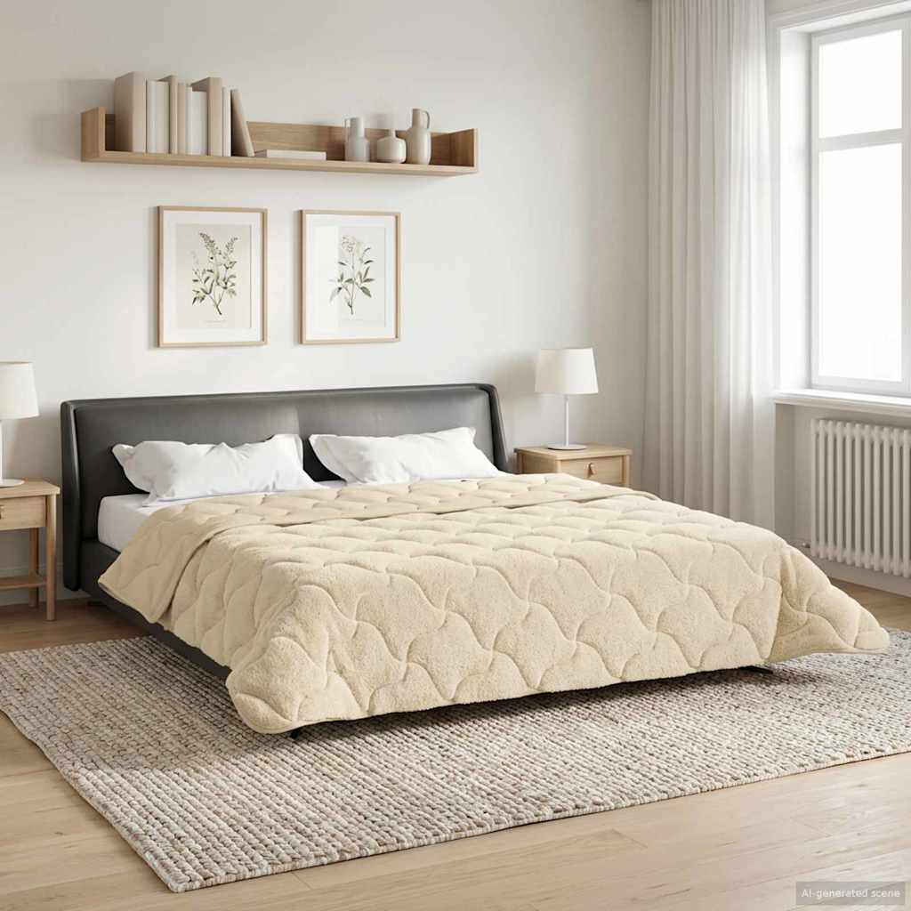 Piumone Completo Annuale Trapuntato Crema 220 x 240 cm | homemem39
