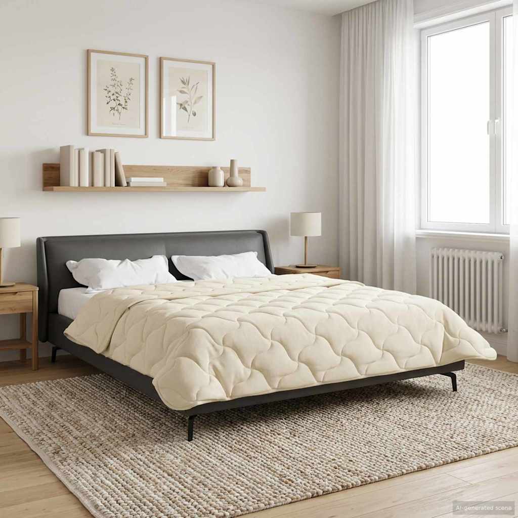 Piumone Completo Annuale Trapuntato Crema 220 x 260 cm