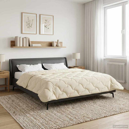 Piumone Completo Annuale Trapuntato Crema 220 x 260 cm