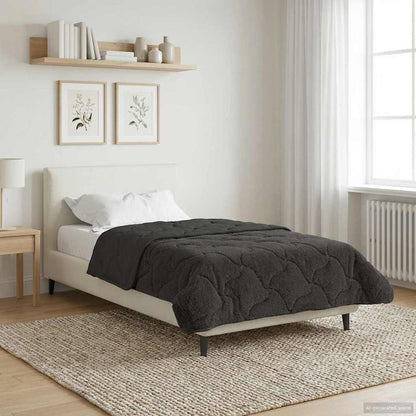 Duvet Invernale 155 x 200 cm Inverno Antracite Traspirante