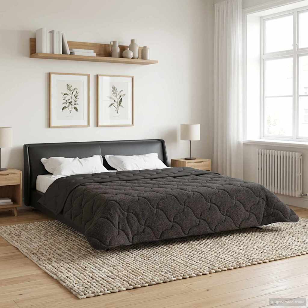 Duvet Invernale 200 x 200 cm Inverno Antracite Traspirante