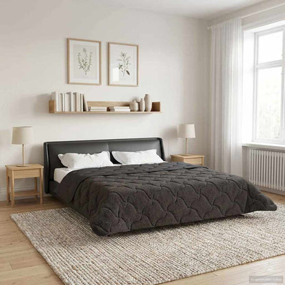 Duvet Invernale 200 x 240 cm Inverno Antracite Traspirante