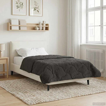 Duvet Invernale 140 x 220 cm Inverno Antracite Traspirante