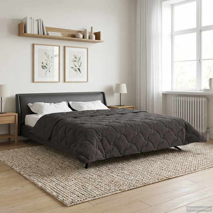 Duvet Invernale 200 x 220 cm Inverno Antracite Traspirante