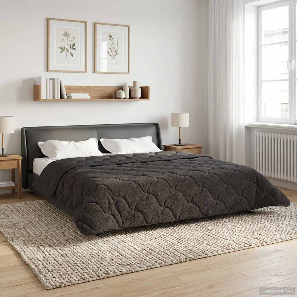 Duvet Invernale 220 x 240 cm Inverno Antracite Traspirante
