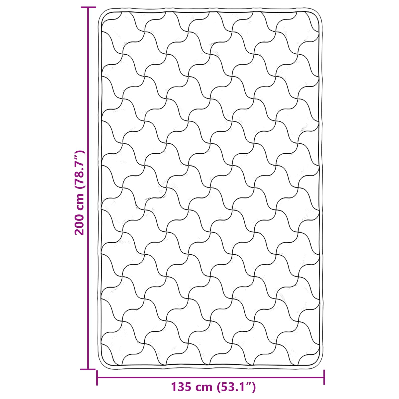 Duvet Invernale Trapuntato Grigio chiaro 135 x 200 cm | homemem39