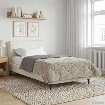Duvet Invernale 140 x 220 cm Inverno Grigio chiaro Traspirante