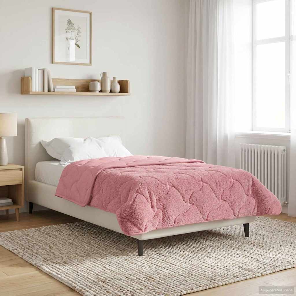 Duvet Invernale 135 x 200 cm Inverno Rosa Traspirante
