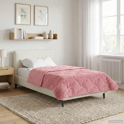 Duvet Invernale 140 x 220 cm Inverno Rosa Traspirante