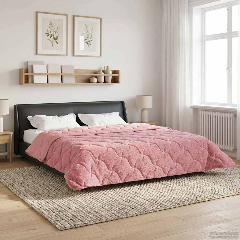 Duvet Invernale 200 x 200 cm Inverno Rosa Traspirante