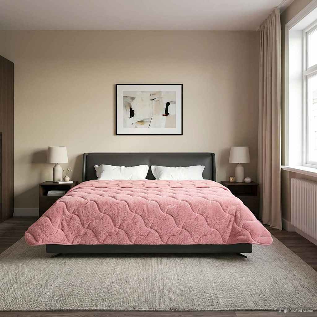 Duvet Invernale 200 x 240 cm Inverno Rosa Traspirante