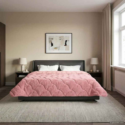 Duvet Invernale 200 x 240 cm Inverno Rosa Traspirante