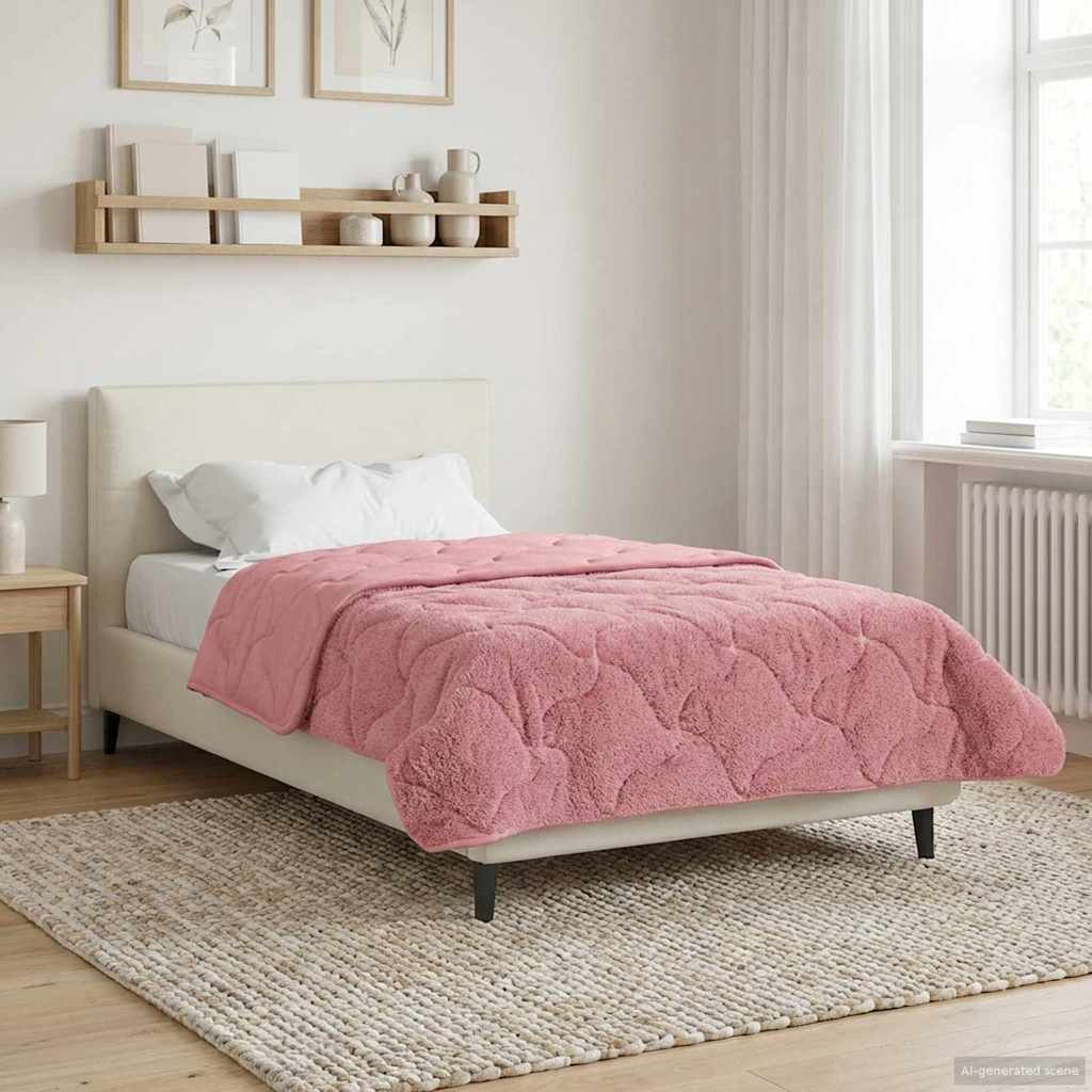 Duvet Invernale 135 x 200 cm Inverno Rosa Traspirante