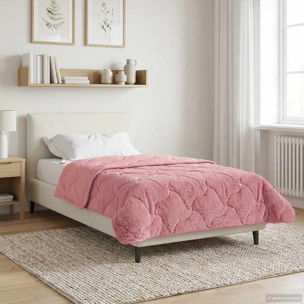 Duvet Invernale 140 x 220 cm Inverno Rosa Traspirante