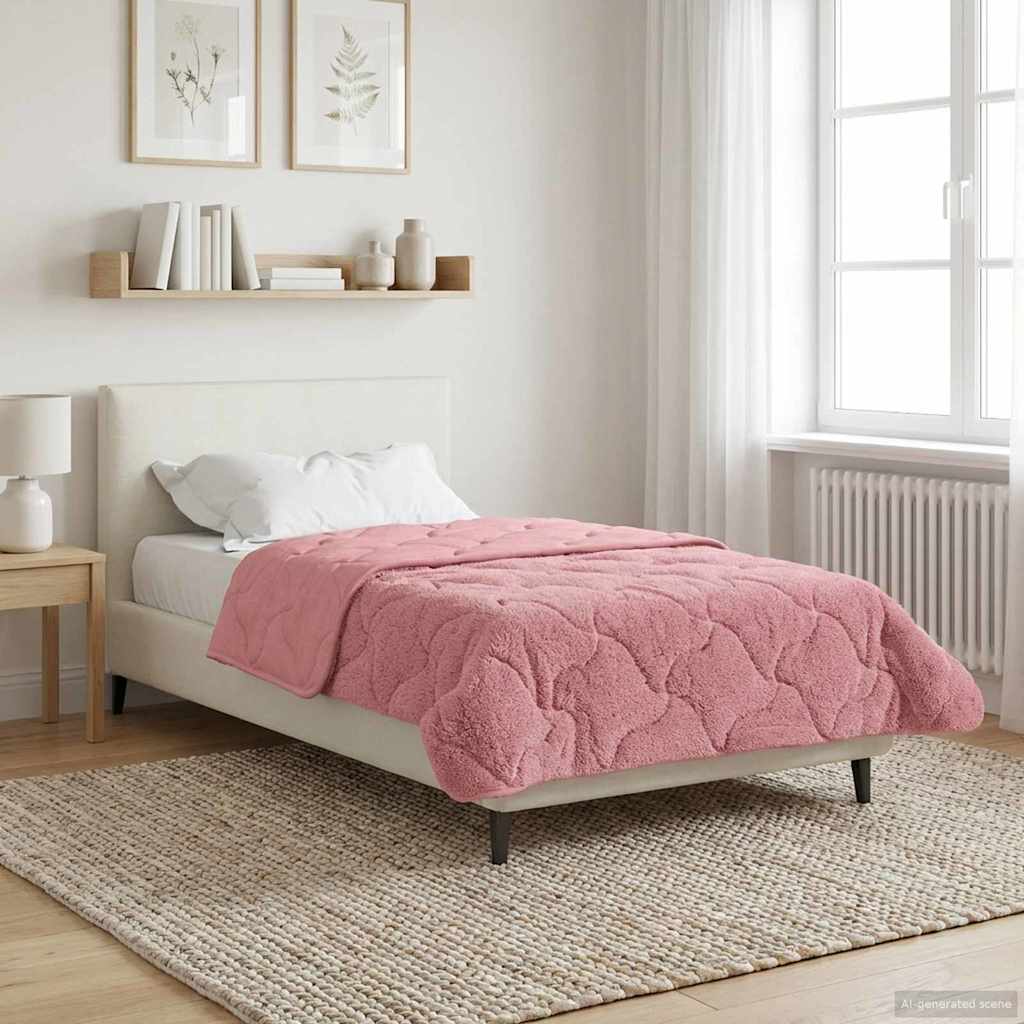 Duvet Invernale 155 x 220 cm Inverno Rosa Traspirante