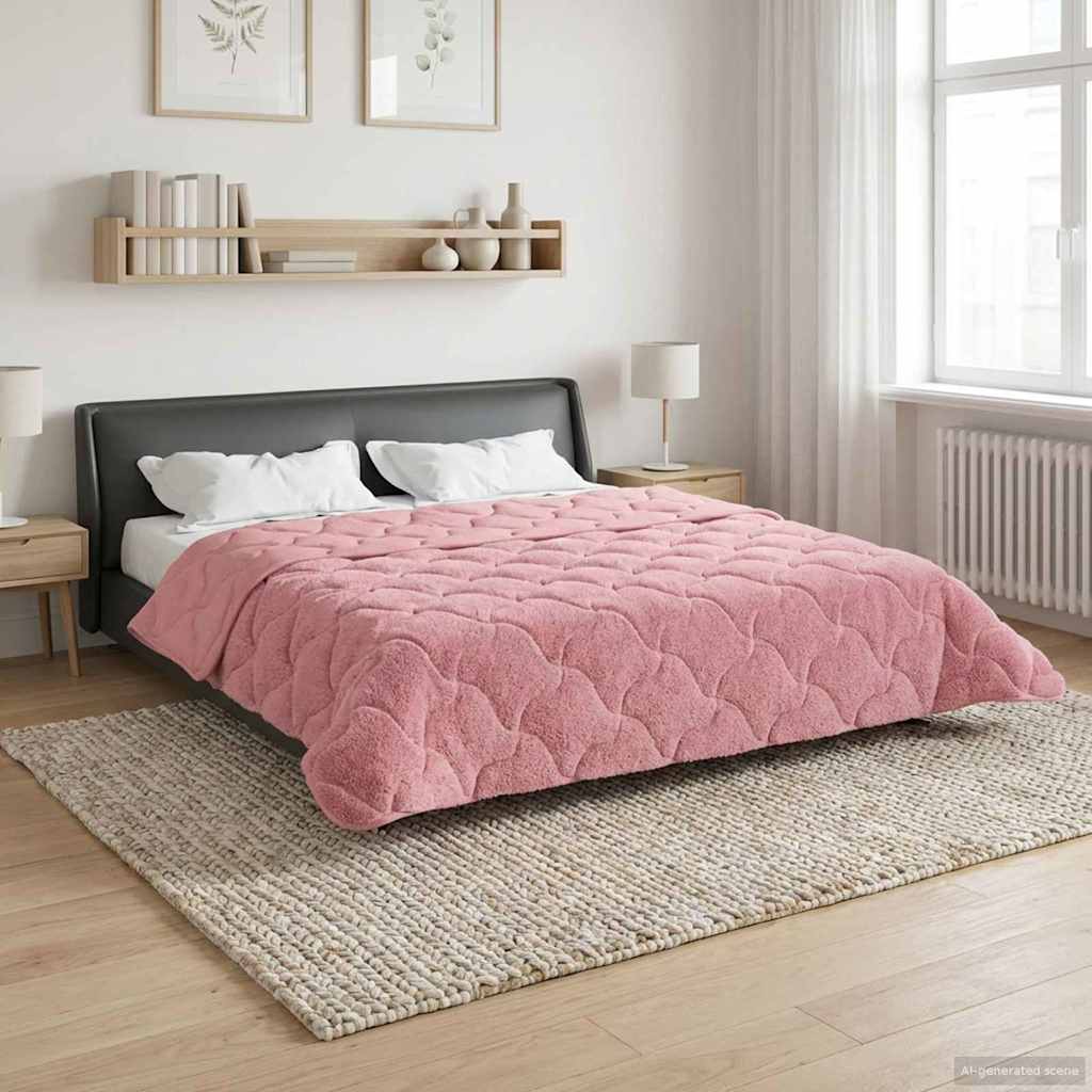 Duvet Invernale 220 x 240 cm Inverno Rosa Traspirante