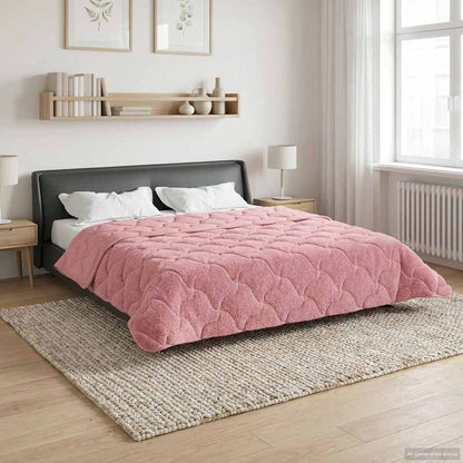 Duvet Invernale 220 x 240 cm Inverno Rosa Traspirante