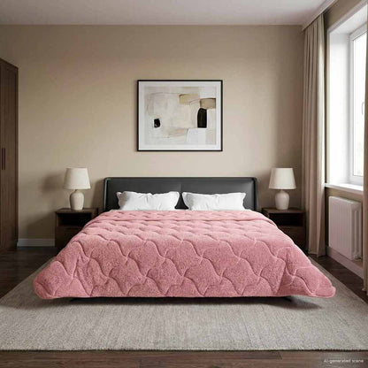 Duvet Invernale 240 x 260 cm Inverno Rosa Traspirante