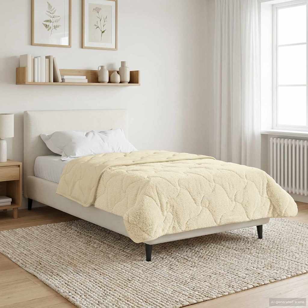 Duvet Invernale 135 x 200 cm Inverno Crema Traspirante