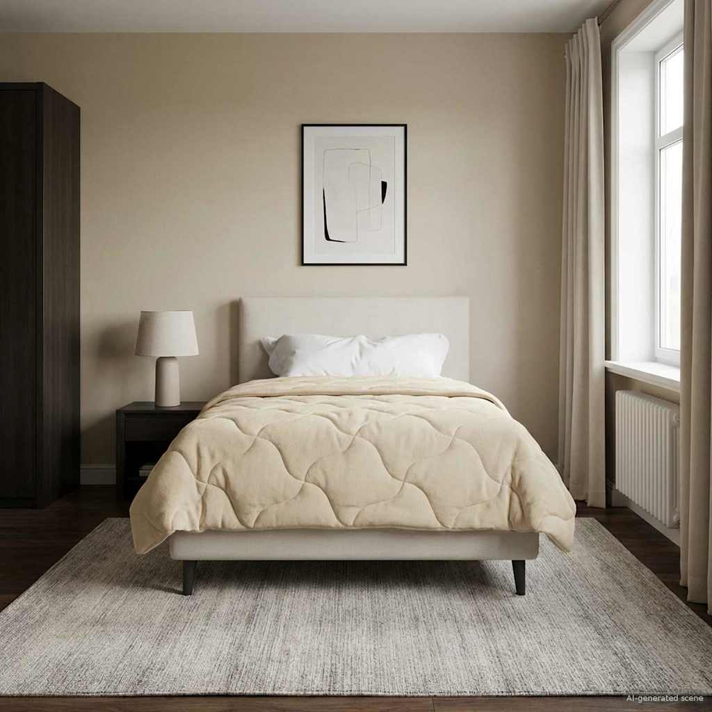 Duvet Invernale 135 x 200 cm Inverno Crema Traspirante