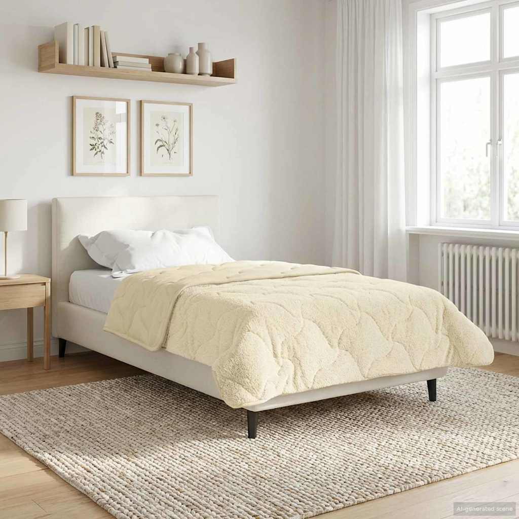 Duvet Invernale 140 x 200 cm Inverno Crema Traspirante