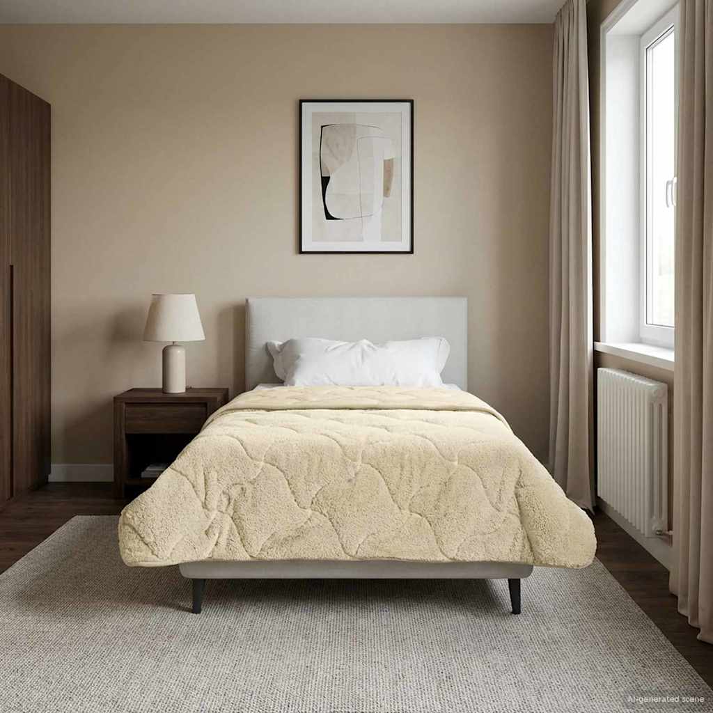 Duvet Invernale 140 x 200 cm Inverno Crema Traspirante