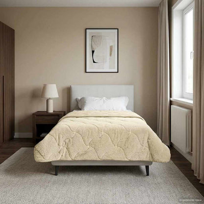 Duvet Invernale 140 x 200 cm Inverno Crema Traspirante