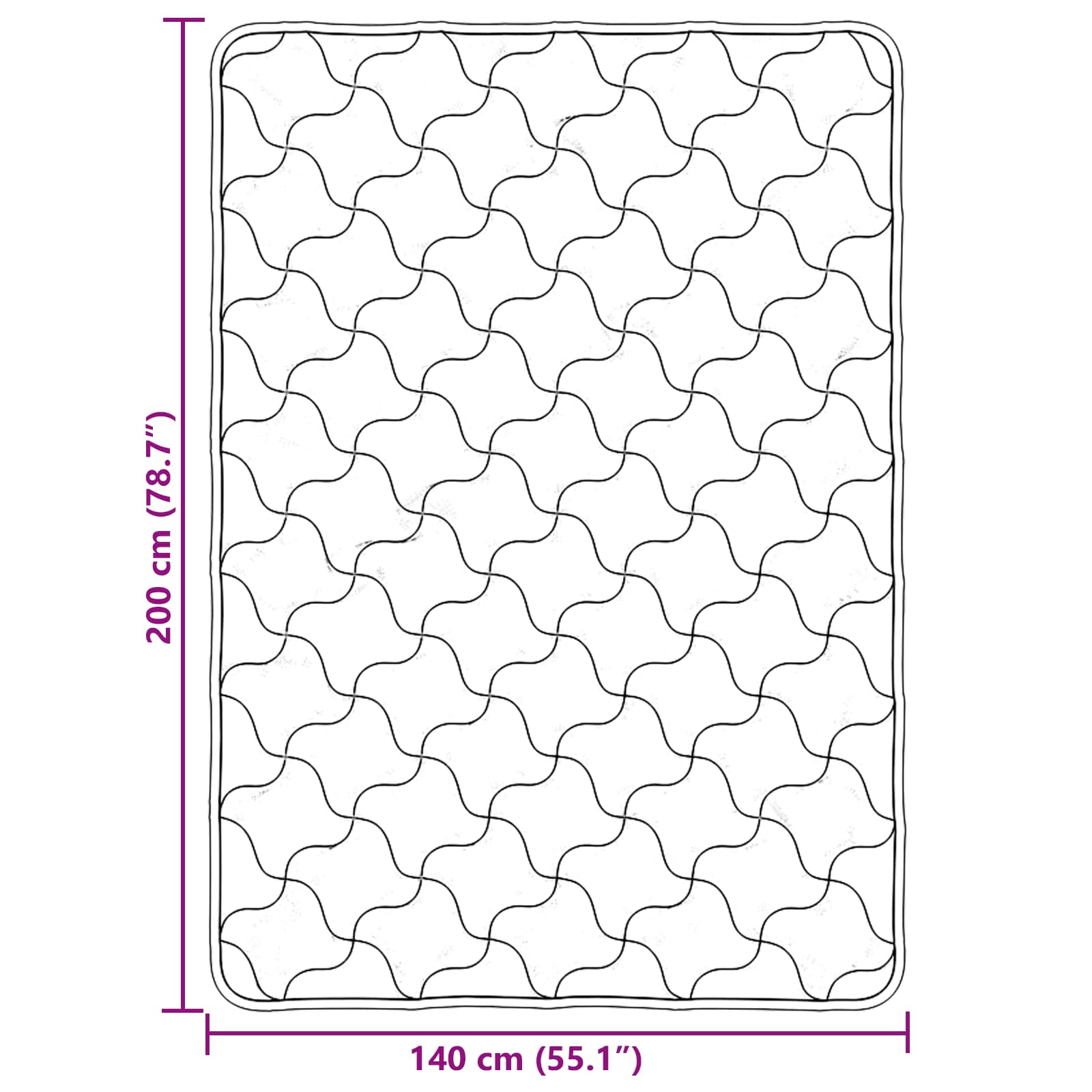 Duvet Invernale Crema 140 x 200 cm Microfibra e Fleece Teddy | homemem39