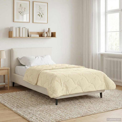 Duvet Invernale 155 x 200 cm Inverno Crema Traspirante