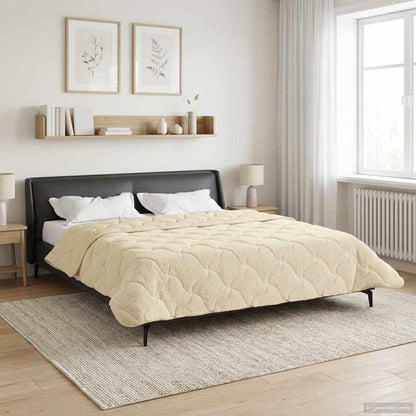 Duvet Invernale 200 x 200 cm Inverno Crema Traspirante