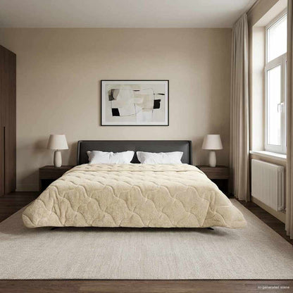 Duvet Invernale 200 x 240 cm Inverno Crema Traspirante