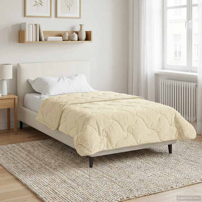 Duvet Invernale 155 x 220 cm Inverno Crema Traspirante