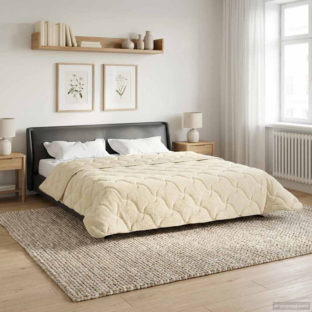 Duvet Invernale 200 x 220 cm Inverno Crema Traspirante