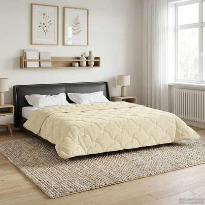Duvet Invernale 240 x 260 cm Inverno Crema Traspirante