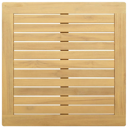 Tavolino da salotto Acacia chiaro 60 x 60 x 36 cm