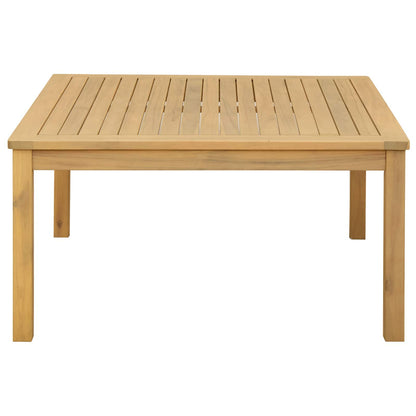Tavolino da salotto Acacia chiaro 85 x 85 x 45 cm