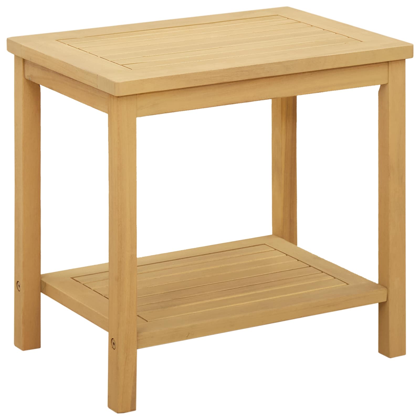 Tavolo laterale Olio Naturale 50 x 35 x 45 cm | homemem39