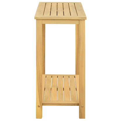 Tavolo consolle da giardino Acacia chiaro 80 x 35 x 75 cm | homemem39