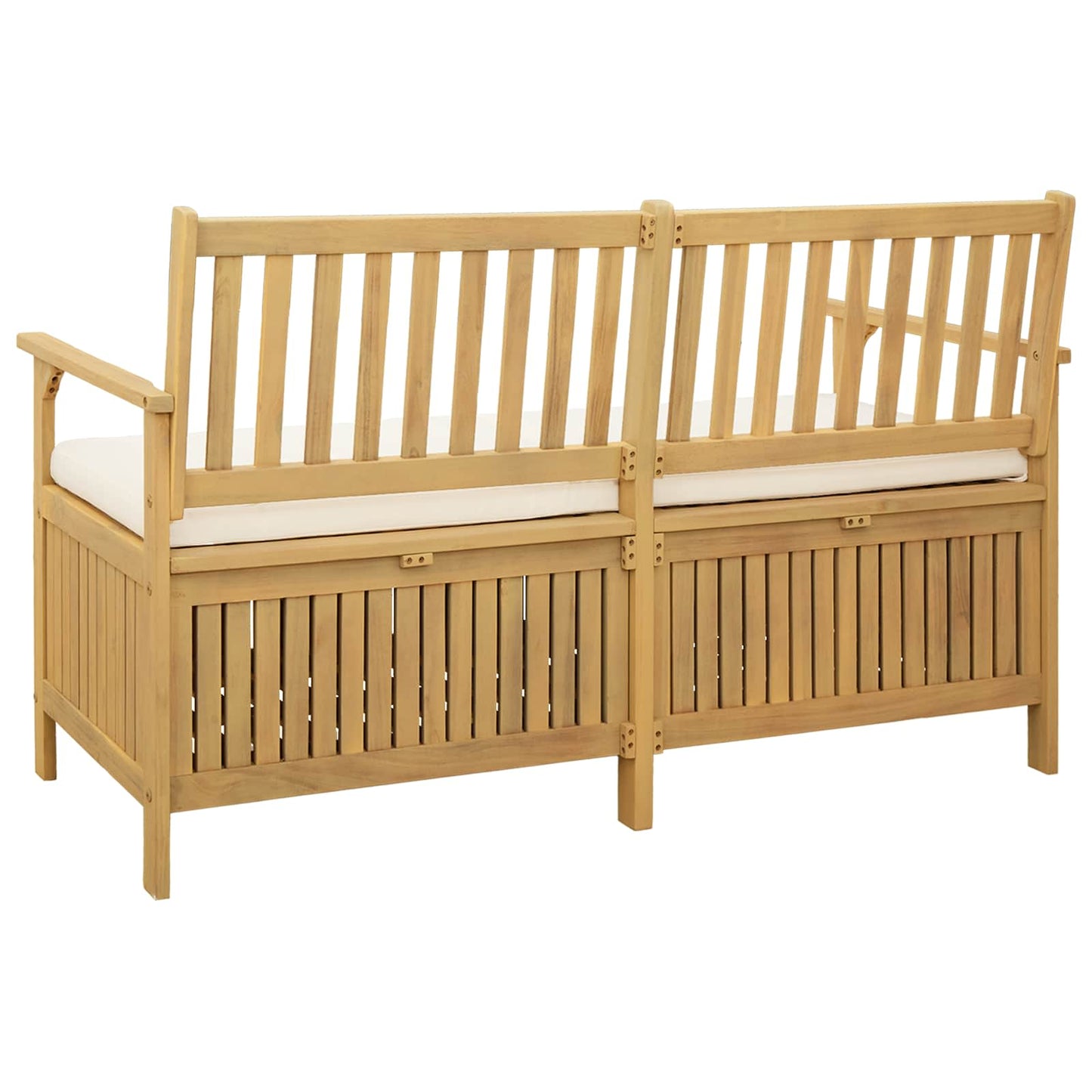Panchina con contenitore con cuscino con porta 148 x 63 x 84 cm | homemem39