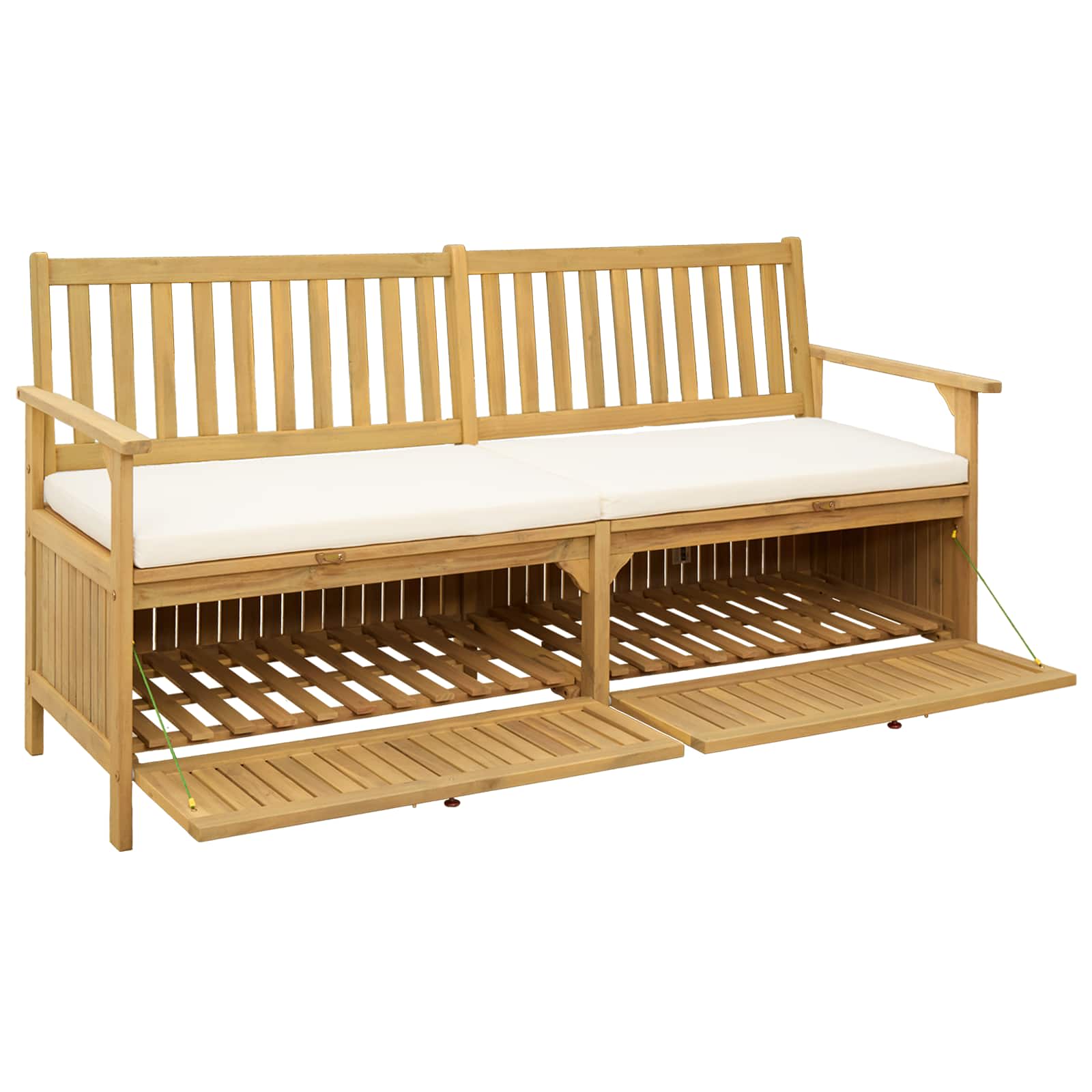 Panchina con contenitore con cuscino con porta 170 x 63 x 84 cm | homemem39